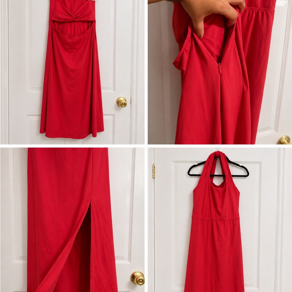 Brand new - large- Pink/ Red (more pink then red) Halara Tennis Dress for Women